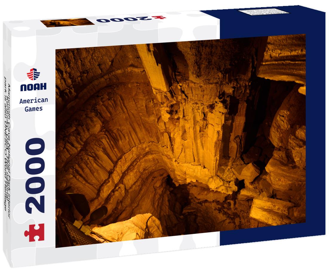 Mammoth Cave National Park interior, Kentucky, USA. This national park is also UNESCO World Heritage Site since 1981 2000pc Puzzle