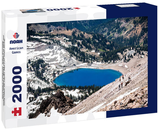 Noah Jigsaw Puzzle Aerial view of Lake Helen as seen from the trail to Lassen Peak; Lassen Volcanic National Park, Northern California 2000 pieces