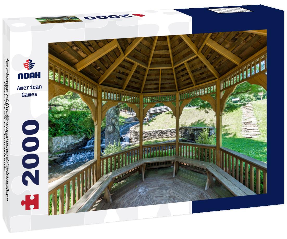 Noah Jigsaw Puzzle Landscape of the Swimming and Fishing Area in Colonel Denning State Park in Tuscarora State Forest in Pennsylvania 2000 pieces