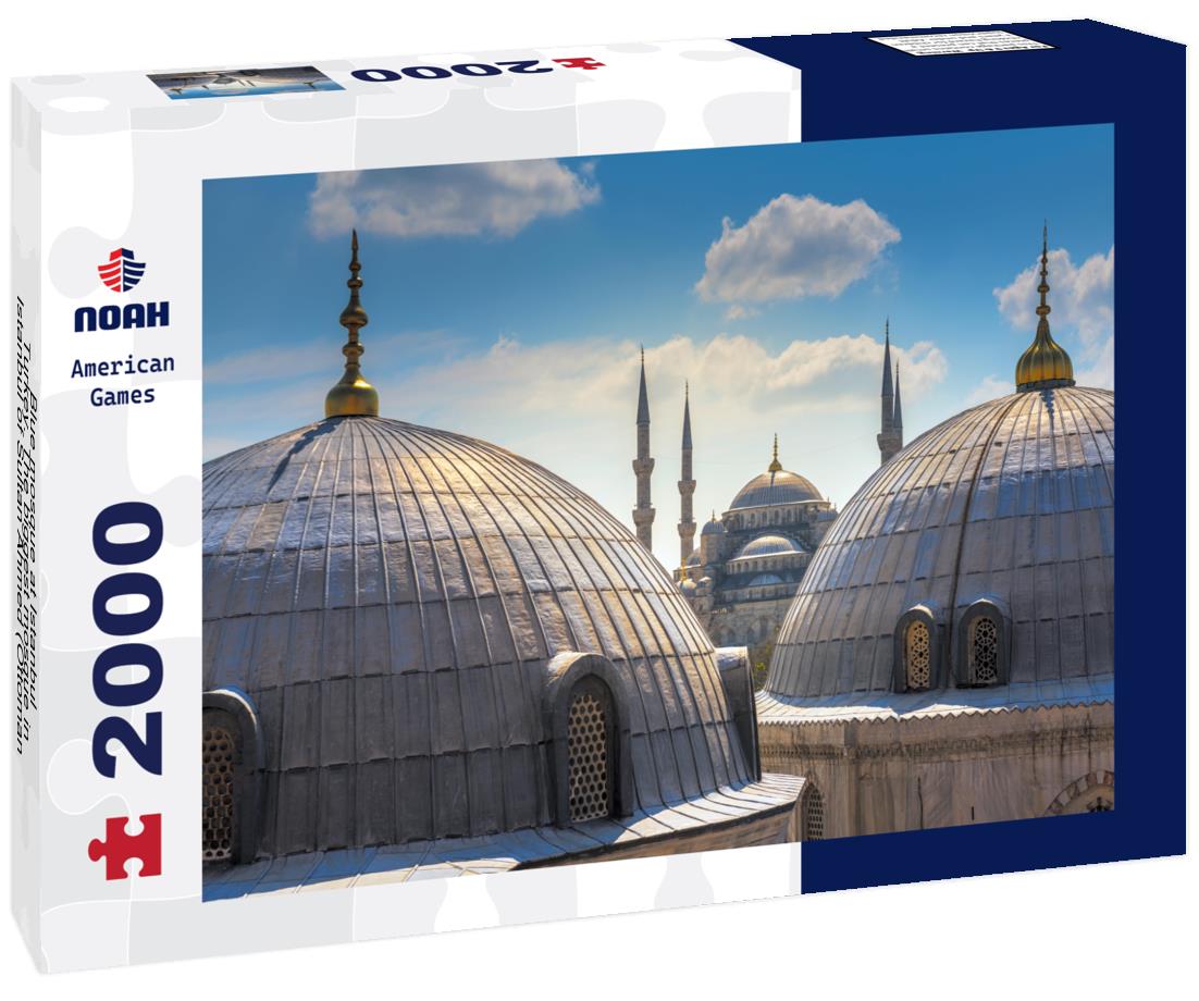 Noah Jigsaw Puzzle Blue mosque at Istanbul, Turkey. The biggest mosque in Istanbul of Sultan Ahmed (Ottoman Empire), Istanbul, Turkey 2000 pieces