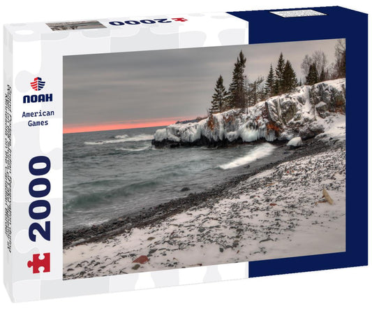 Noah Jigsaw Puzzle Grand Portage Indian Reservation during Winter on the Shores of Lake Superior in Minnesota on the Canadian Border 2000 pieces