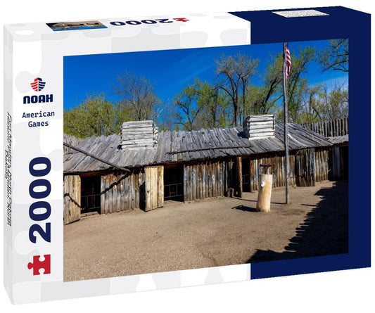 Noah Jigsaw Puzzle Fort Mandan, North Dakota - Historic Fort Mandan, North Dakota - wintering location for Lewis and Clark 1804-1805 2000 pieces