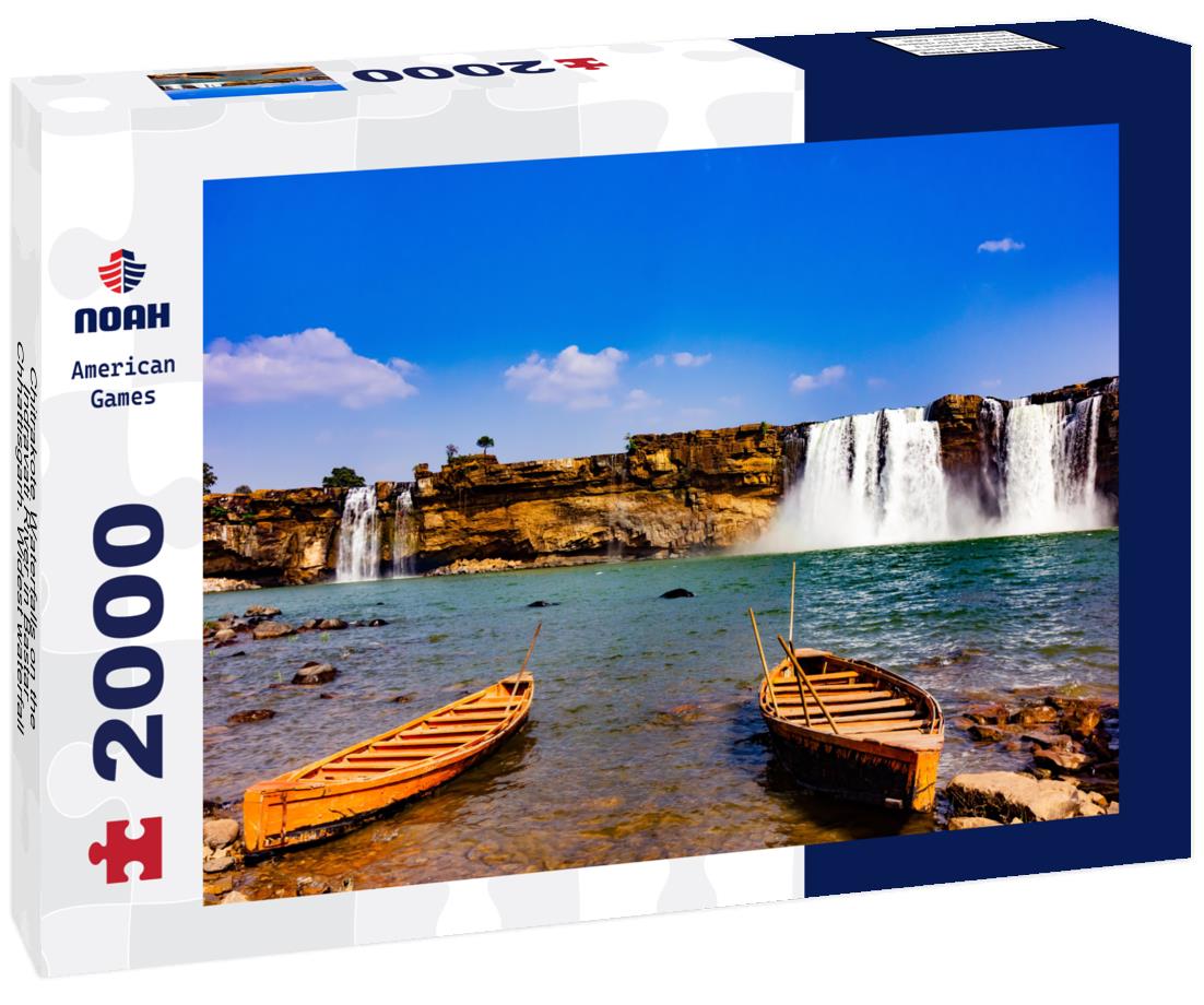 Noah Jigsaw Puzzle Chitrakote Waterfalls on the Indravati River in Bastar, Chhattisgarh. Widest waterfall, known as Niagara of India 2000 pieces