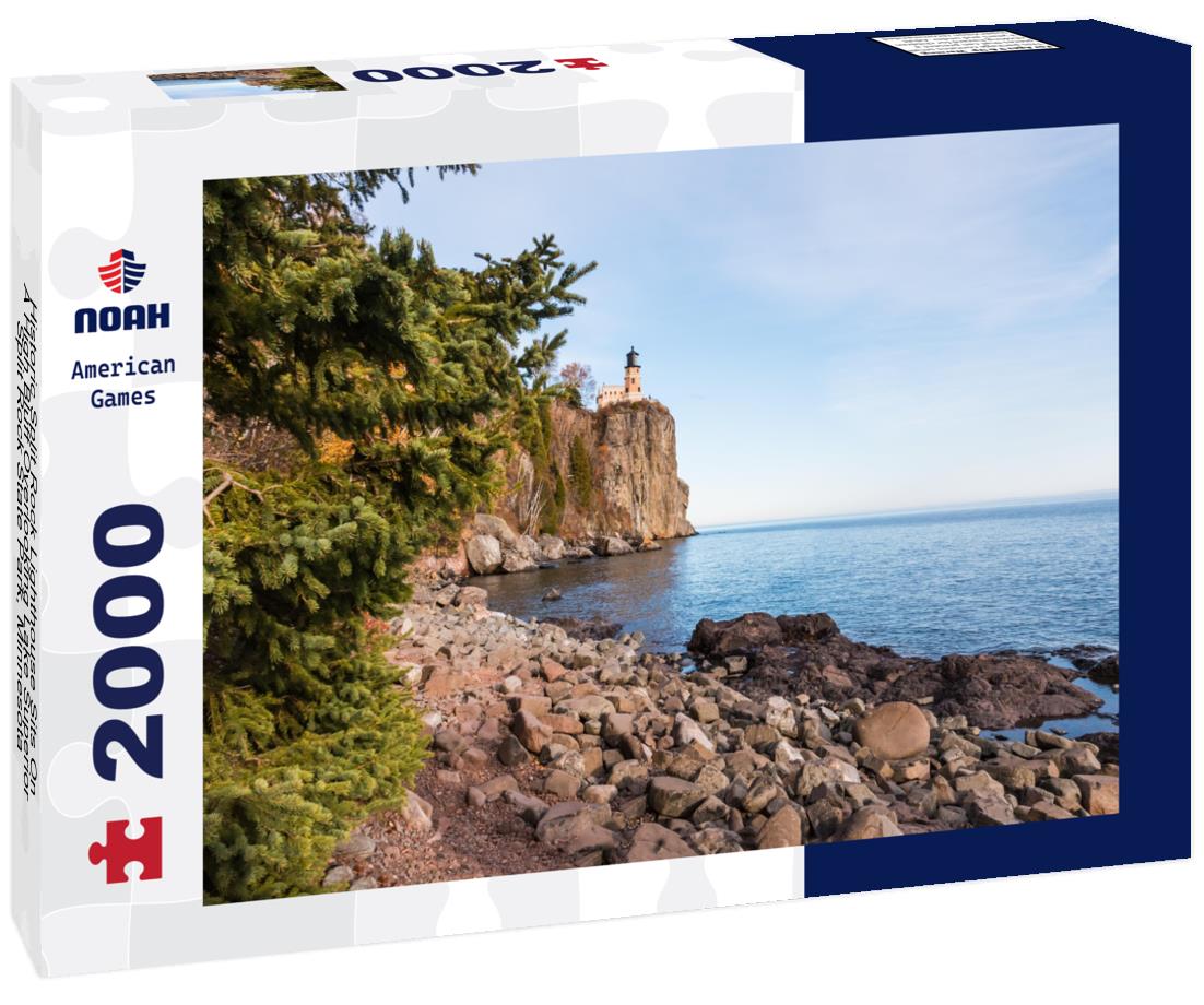 Noah Jigsaw Puzzle Historic Split Rock Lighthouse Sits On A High Bluff Overlooking Lake Superior, Split Rock State Park, Minnesota 2000 pieces