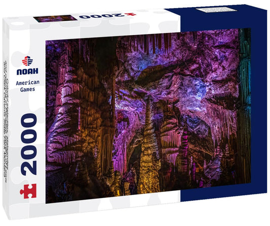 Noah Jigsaw Puzzle Colorful stalactites, stalagmites, and columns in Paradise Cavern of Lewis and Clark Caverns State Park Montana 2000 pieces