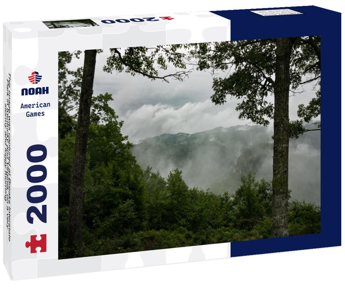 Noah Jigsaw Puzzle This image was captured at Breaks Interstate Park in Kentucky and Virginia, on a very stormy and foggy morning 2000 pieces