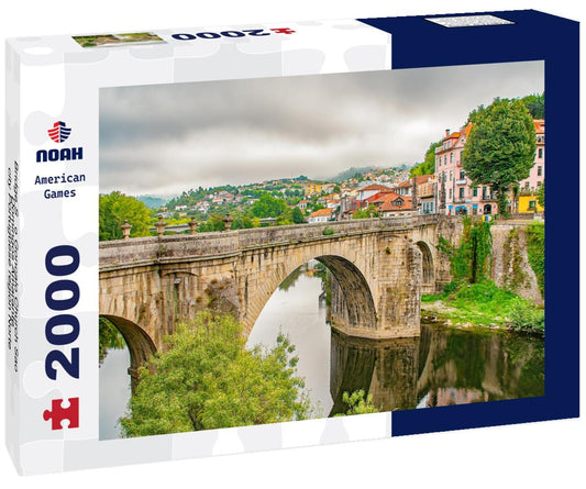 Noah Jigsaw Puzzle Bridge São Goncalo Church Sao Domingos Amarante - city Portuguese region Norte Tâmega tributary Douro Portugal 2000 pieces