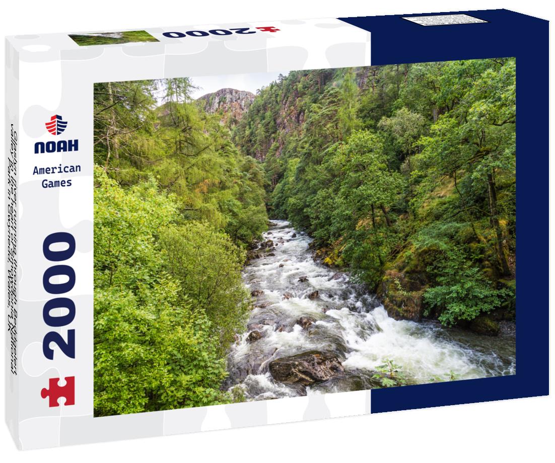 Noah Jigsaw Puzzle Glaslyn river running through Beddgelert valley in the heart of Smowdonia National Park in Gwynedd, Wales, UK 2000 pieces