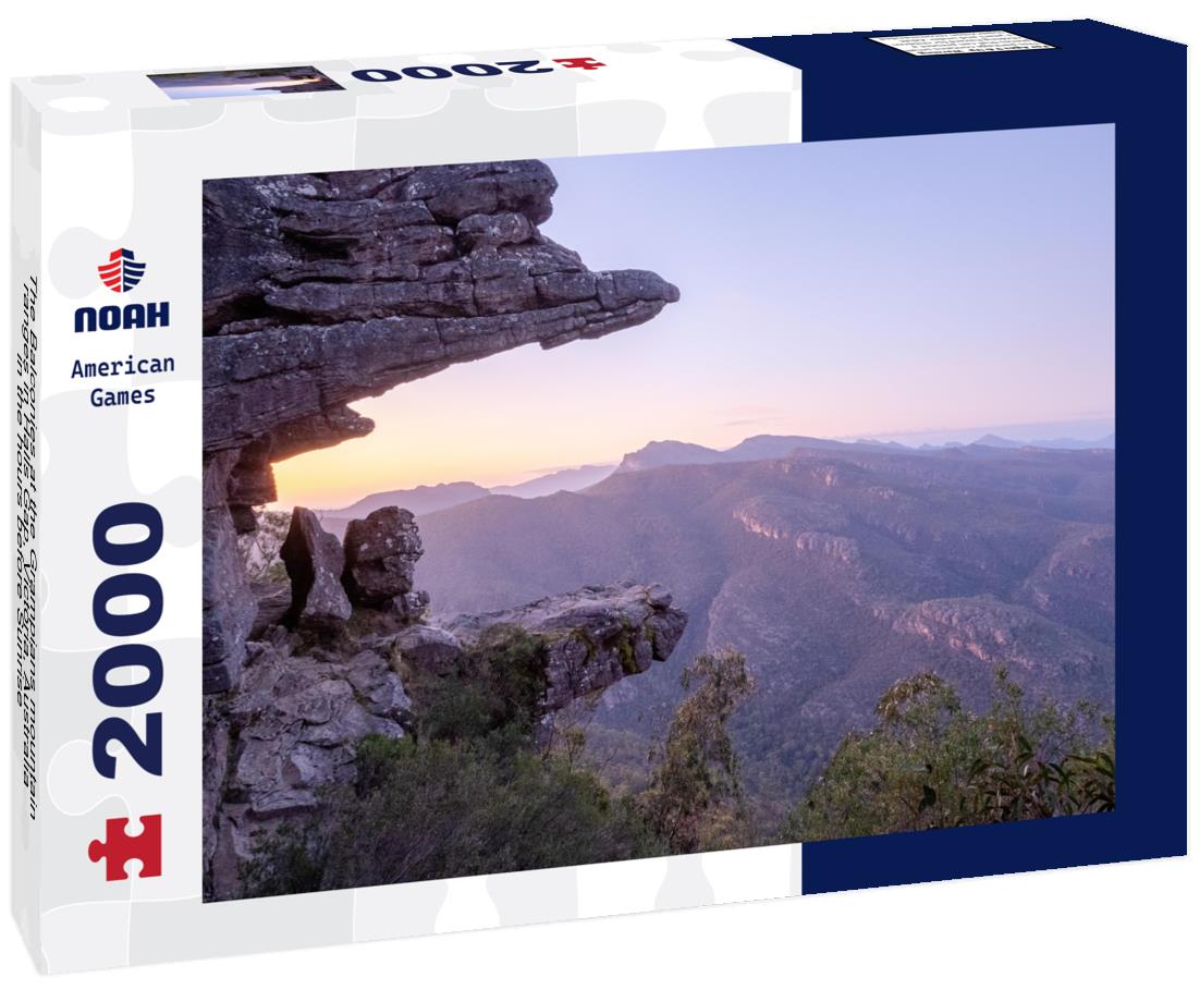 Noah Jigsaw Puzzle The Balconies at the Grampians mountain ranges in Halls Gap, Victoria, Australia in the hours before Sunrise 2000 pieces
