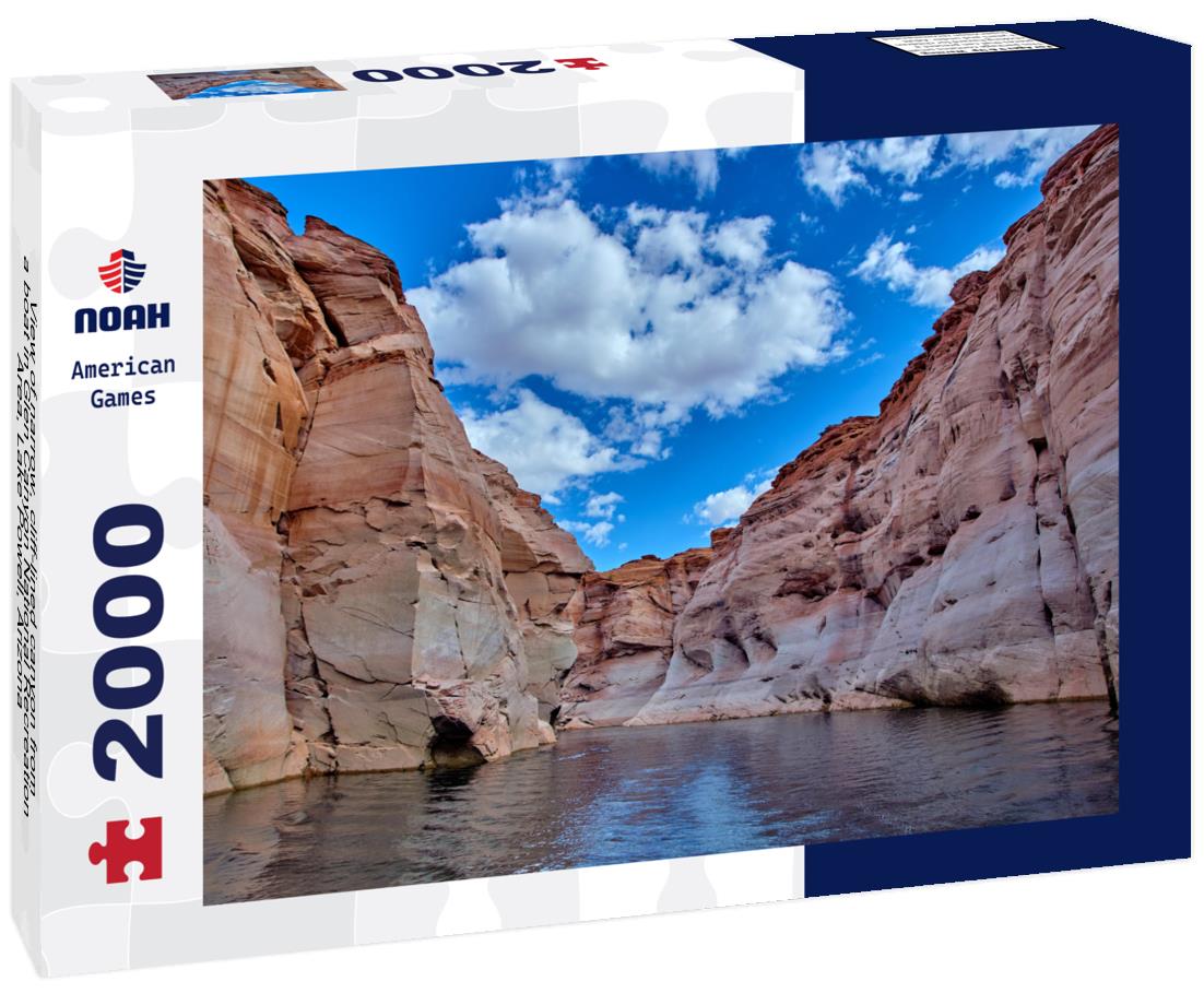 Noah Jigsaw Puzzle View of narrow, cliff-lined canyon from a boat in Glen Canyon National Recreation Area, Lake Powell, Arizona 2000 pieces