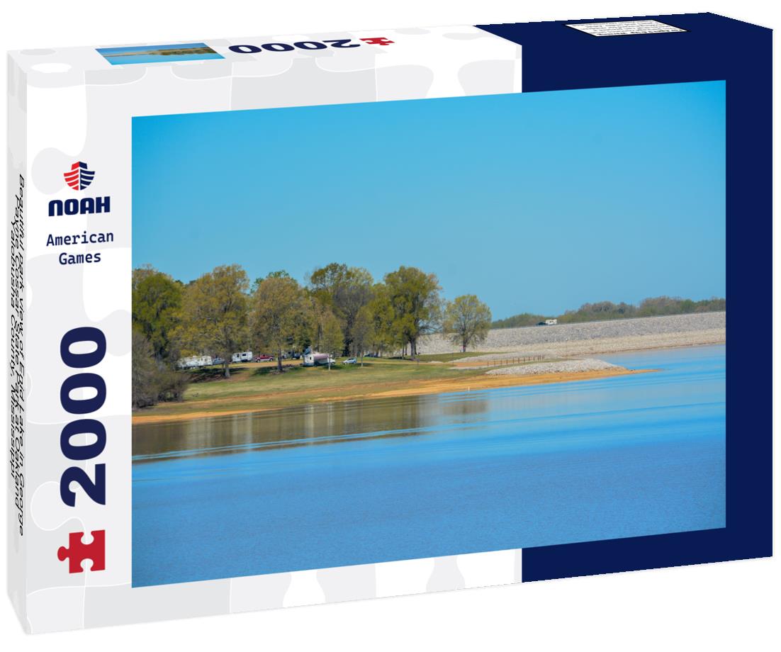Noah Jigsaw Puzzle Beautiful park view of Enid Lake in George Payne Cossar State Park at Oakland, Yalobusha County, Mississippi 2000 pieces