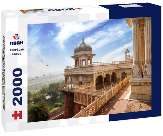 Noah Jigsaw Puzzle Historic Agra Fort with view of Musamman Burj dome. Agra Fort is a UNESCO world heritage site at Agra India 2000 pieces