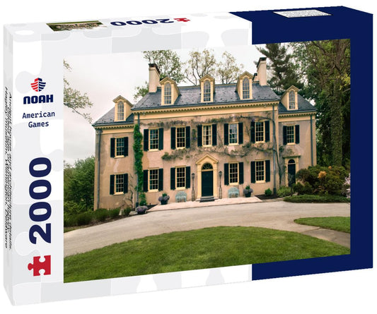 Noah Jigsaw Puzzle Ancient house and architecture details. Gilded age of american history. Hagley museum, Wilmington, Delaware 2000 pieces