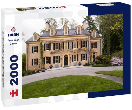 Noah Jigsaw Puzzle Ancient house and architecture details. Gilded age of american history. Hagley museum, Wilmington, Delaware 2000 pieces