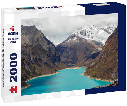Noah Jigsaw Puzzle Paron lagoon, at Huascaran National Park, Peru. A green lake in the Cordillera Blanca on the Peruvian Andes 2000 pieces