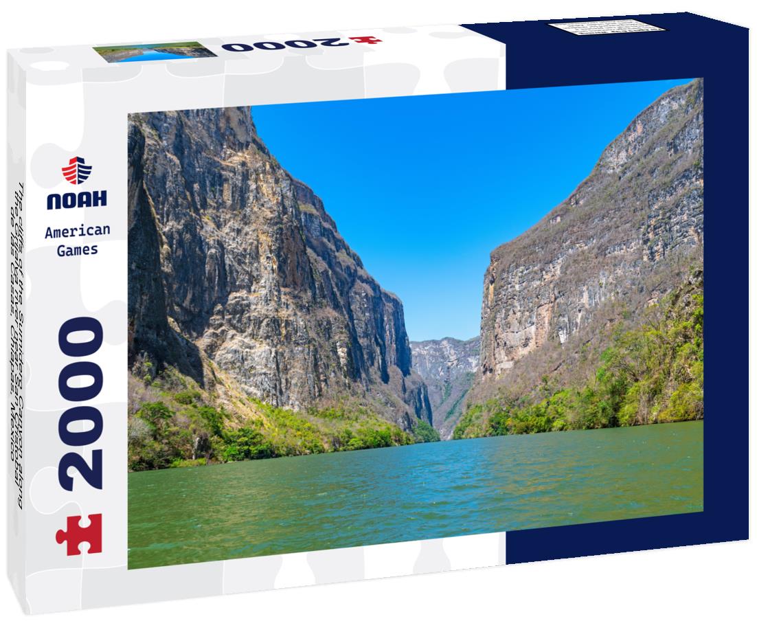 Noah Jigsaw Puzzle The cliffs of the Sumidero Canyon along the Grijalva river near San Cristobal de las Casas, Chiapas, Mexico 2000 pieces