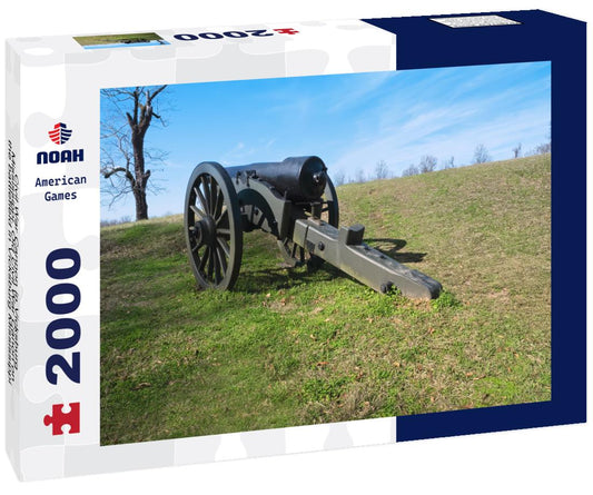 Noah Jigsaw Puzzle Civil War Cannon in Vicksburg, Mississippi. Old Civil War Canon on the battlefield in Vicksburg Mississippi 2000 pieces