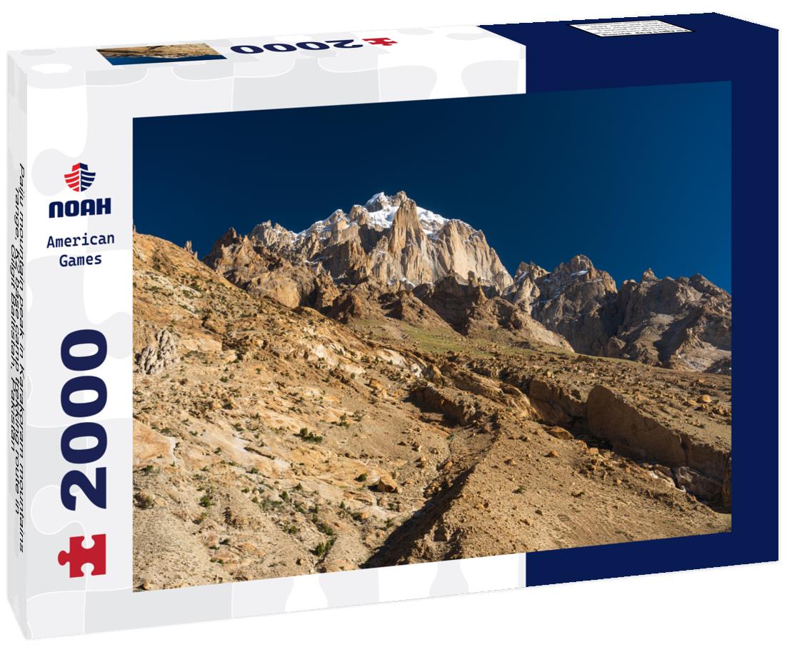 Noah Jigsaw Puzzle Paiju mountain peak in Karakoram mountains range, K2 base camp trekking route in Gilgit Baltistan, Pakistan 2000 pieces