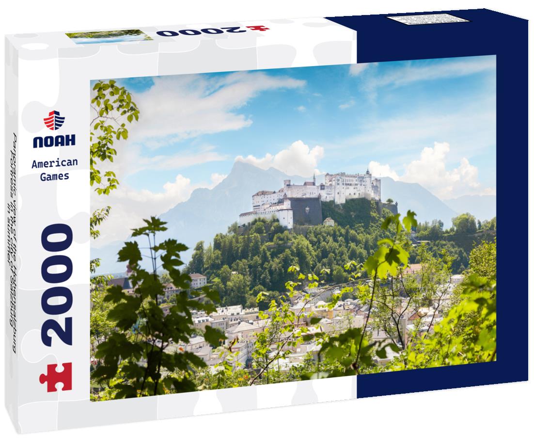 Noah Jigsaw Puzzle Panoramic view of the Hohensalzburg Fortress in the city of Salzburg in summer - Salzburg, Austria, Europe 2000 pieces