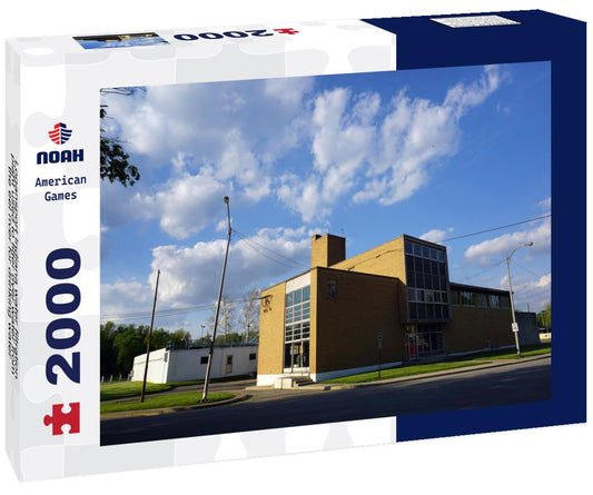 Noah Jigsaw Puzzle Logansport Indiana water filtration plant used to filter river water from the eel river for drinking water 2000 pieces