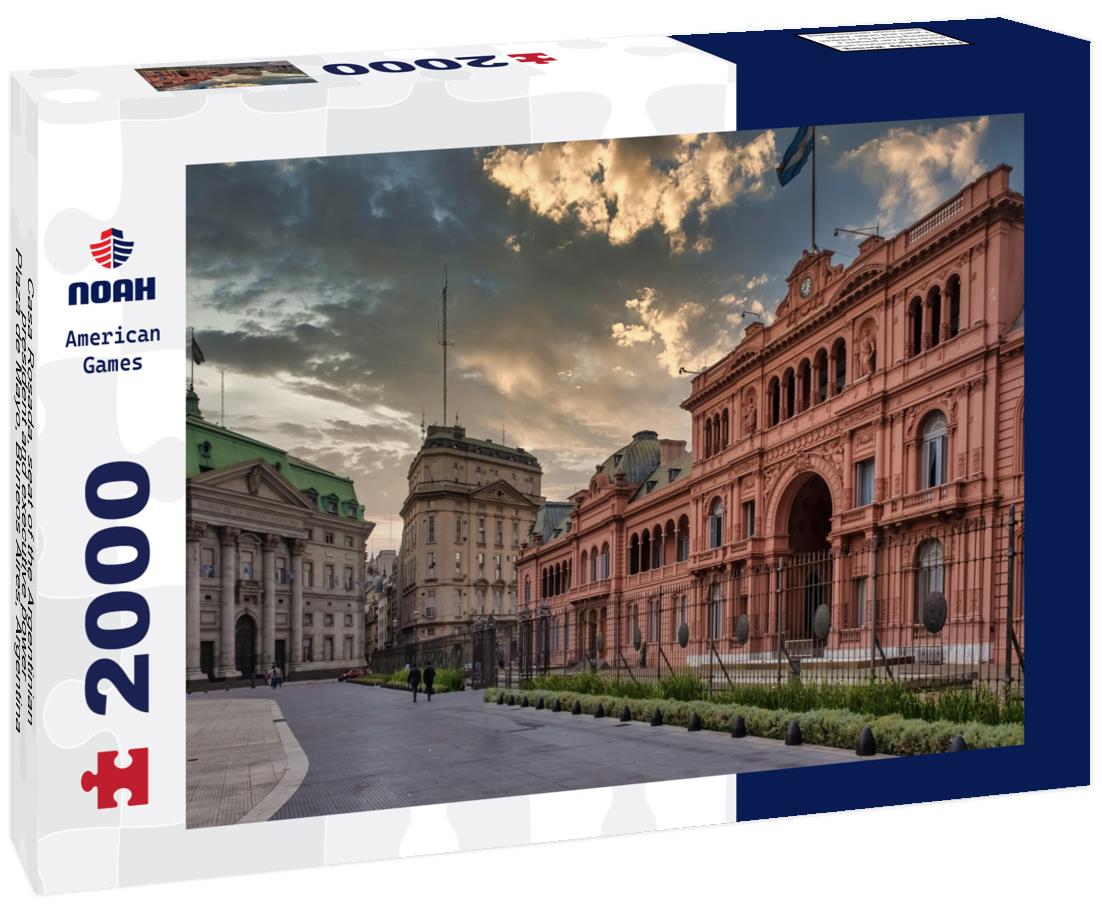 Noah Jigsaw Puzzle Casa Rosada, seat of the Argentinian president and executive power, Plaza de Mayo, Buneos Aires, Argentina 2000 pieces
