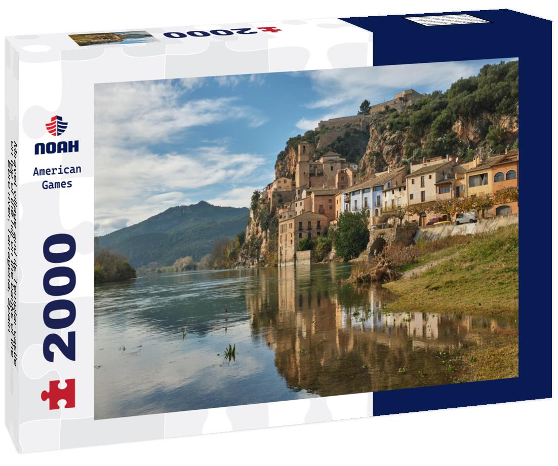 Noah Jigsaw Puzzle Miravet village and its Templar castle on top of the hill on the banks of the Ebro river, Tarragona, Spain 2000 pieces