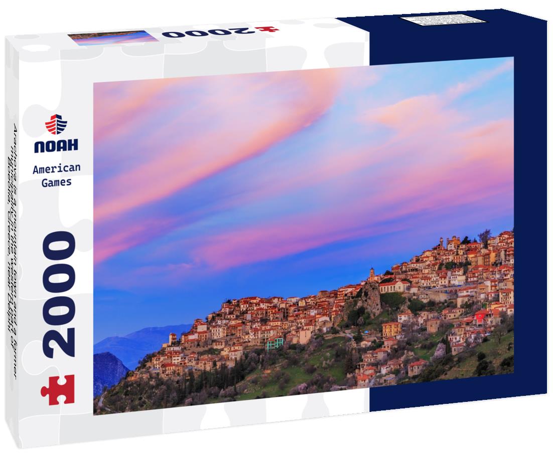 Noah Jigsaw Puzzle Arachova is a mountain town and a former municipality in the western part of Boeotia, Greece, near Delphi 2000 pieces