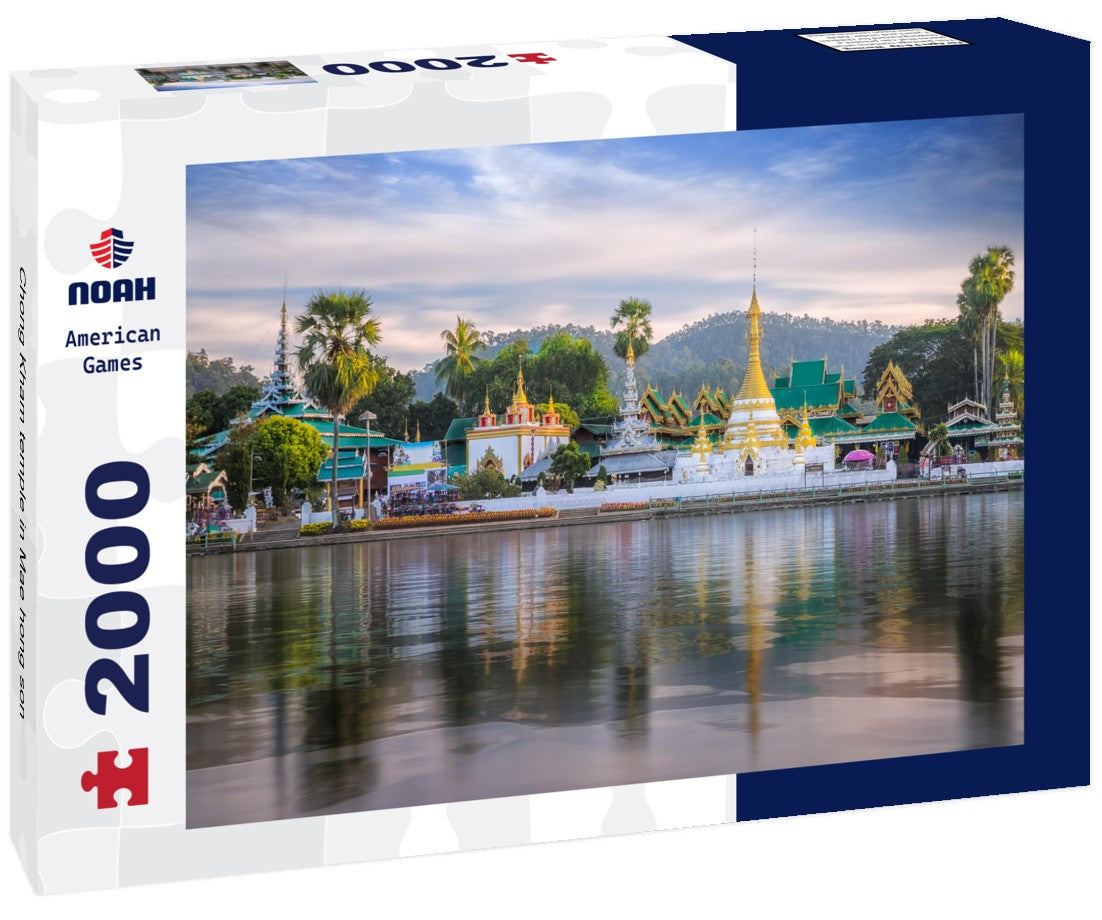 Noah Jigsaw Puzzle Chong Kham temple in Mae hong son 2000 Pieces