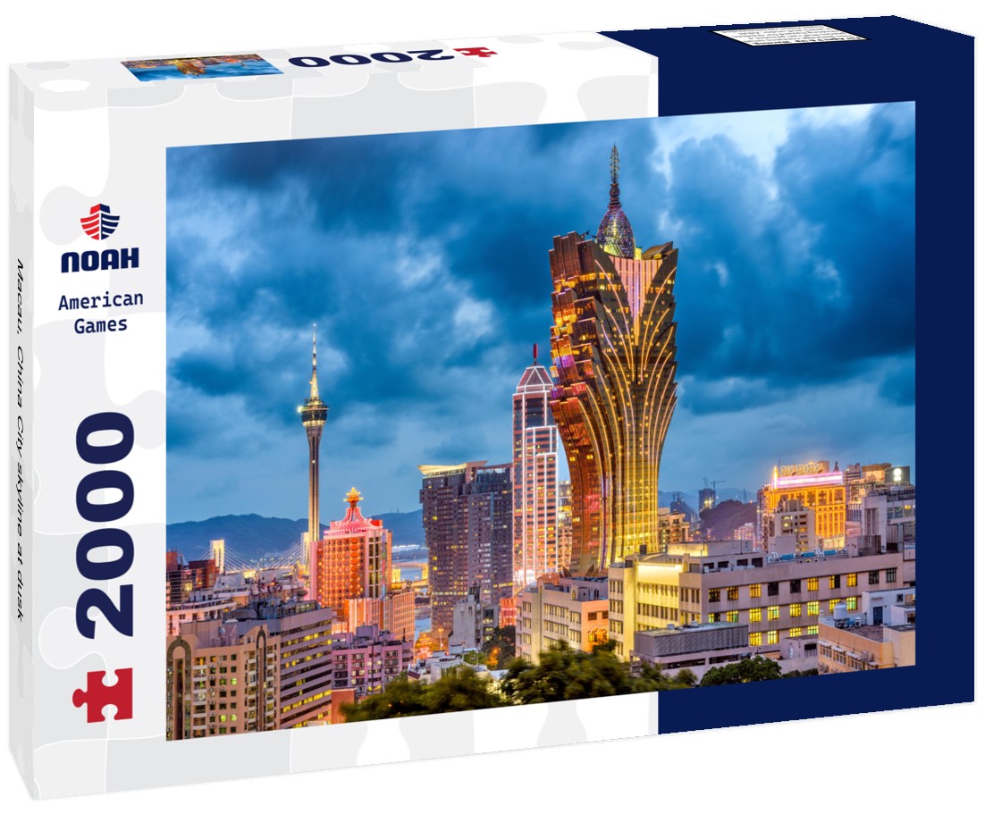 Noah Jigsaw Puzzle Macau, China City skyline at dusk 2000 Pieces