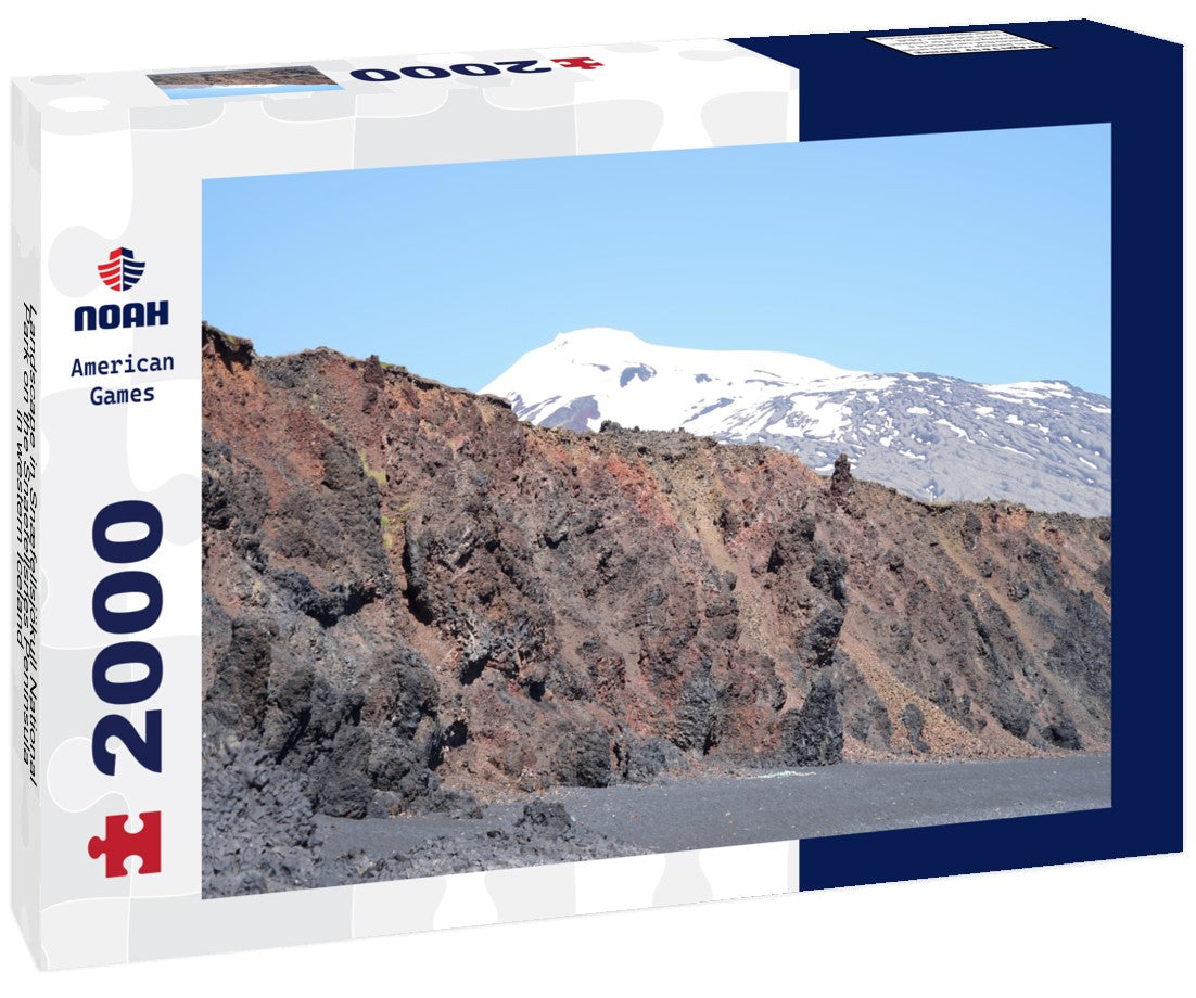 Noah Jigsaw Puzzle Landscape in Snæfellsjökull National Park on the Snaefellsnes Peninsula in western Iceland 2000 Pieces