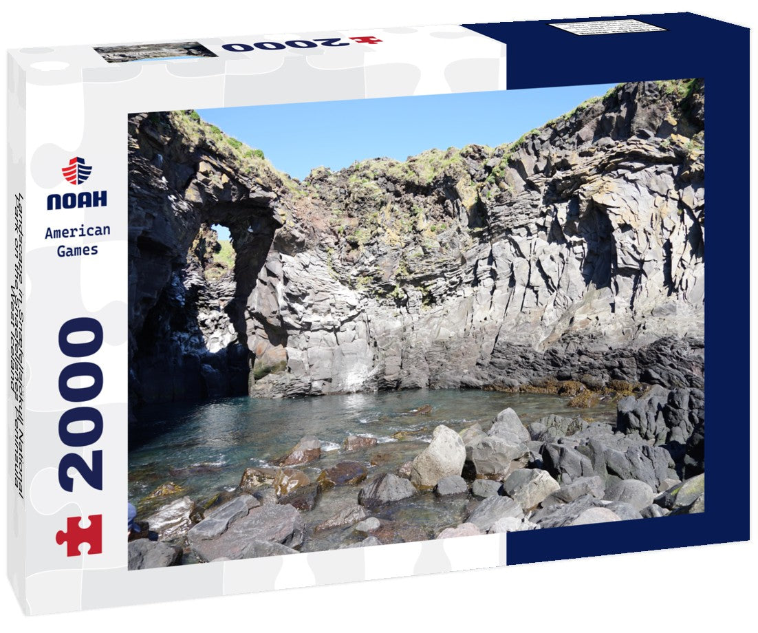 Noah Jigsaw Puzzle Landscape in Snæfellsjökull National Park on the Snaefellsnes Peninsula, West Iceland 2000 Pieces
