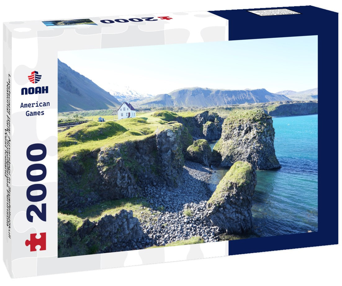 Noah Jigsaw Puzzle Landscape near Arnarstapi in Snæfellsjökull National Park / Snaefellsnes Peninsula, West Iceland 2000 Pieces