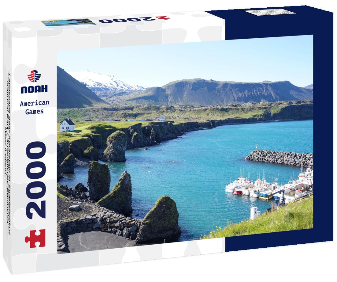 Noah Jigsaw Puzzle Landscape near Arnarstapi in Snæfellsjökull National Park / Snaefellsnes Peninsula, West Iceland 2000 Pieces