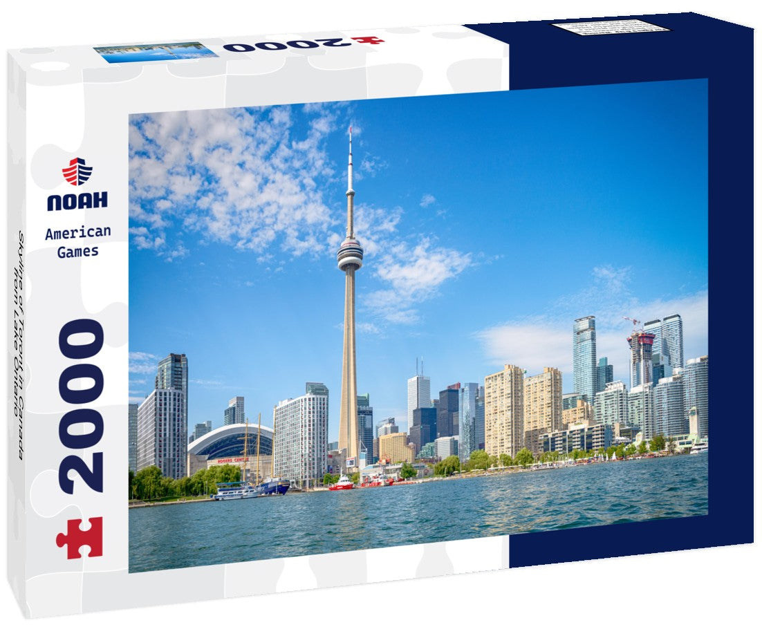 Noah Jigsaw Puzzle Skyline of Toront in Canada from Lake Ontario 2000 Pieces