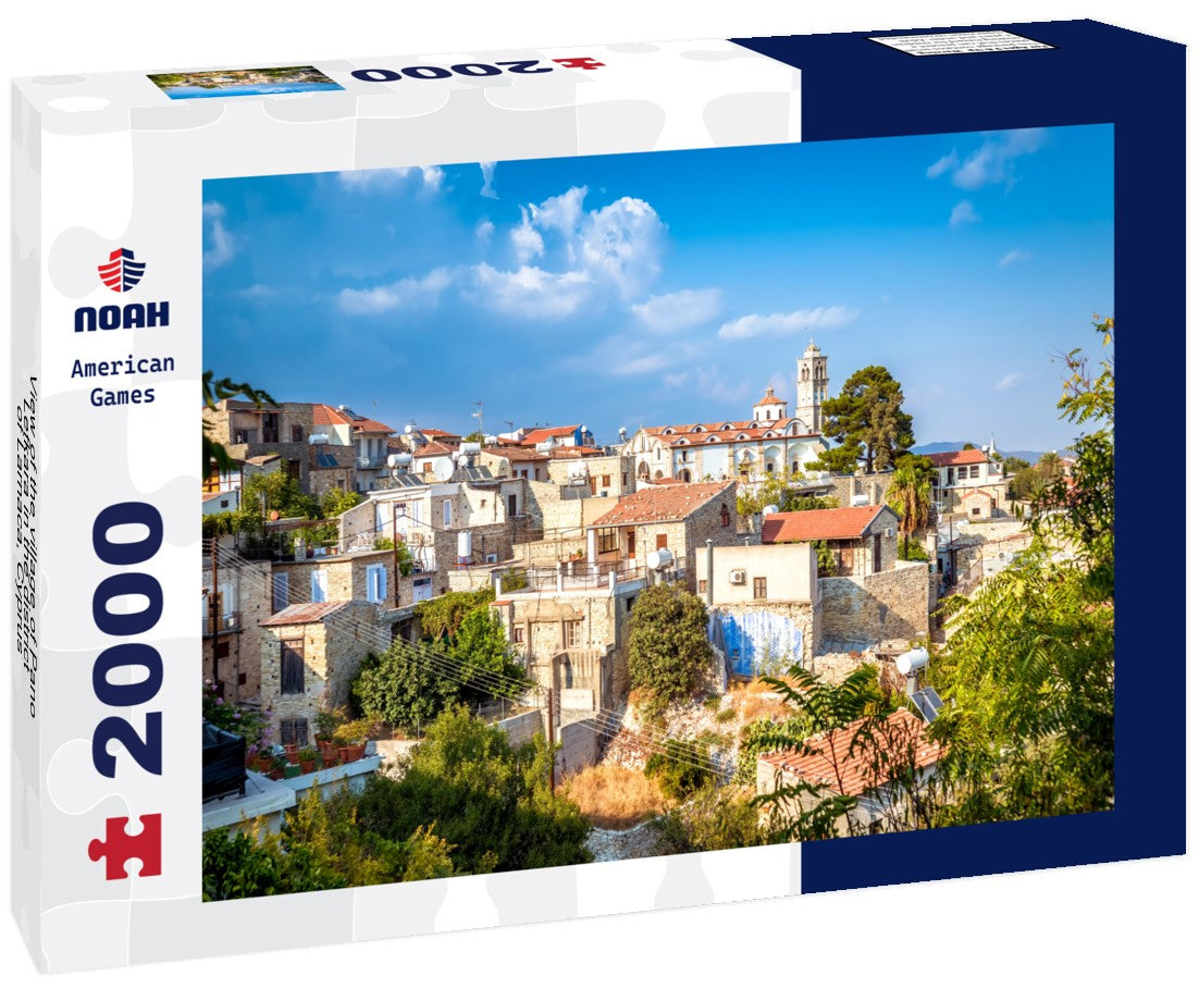 Noah Jigsaw Puzzle View of the village of Pano Lefkara in the district of Larnaca, Cyprus 2000 Pieces