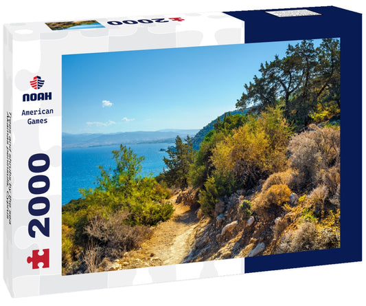 Noah Jigsaw Puzzle Trees and shrubs by the sea, Akamas peninsula, Cyprus 2000 Pieces