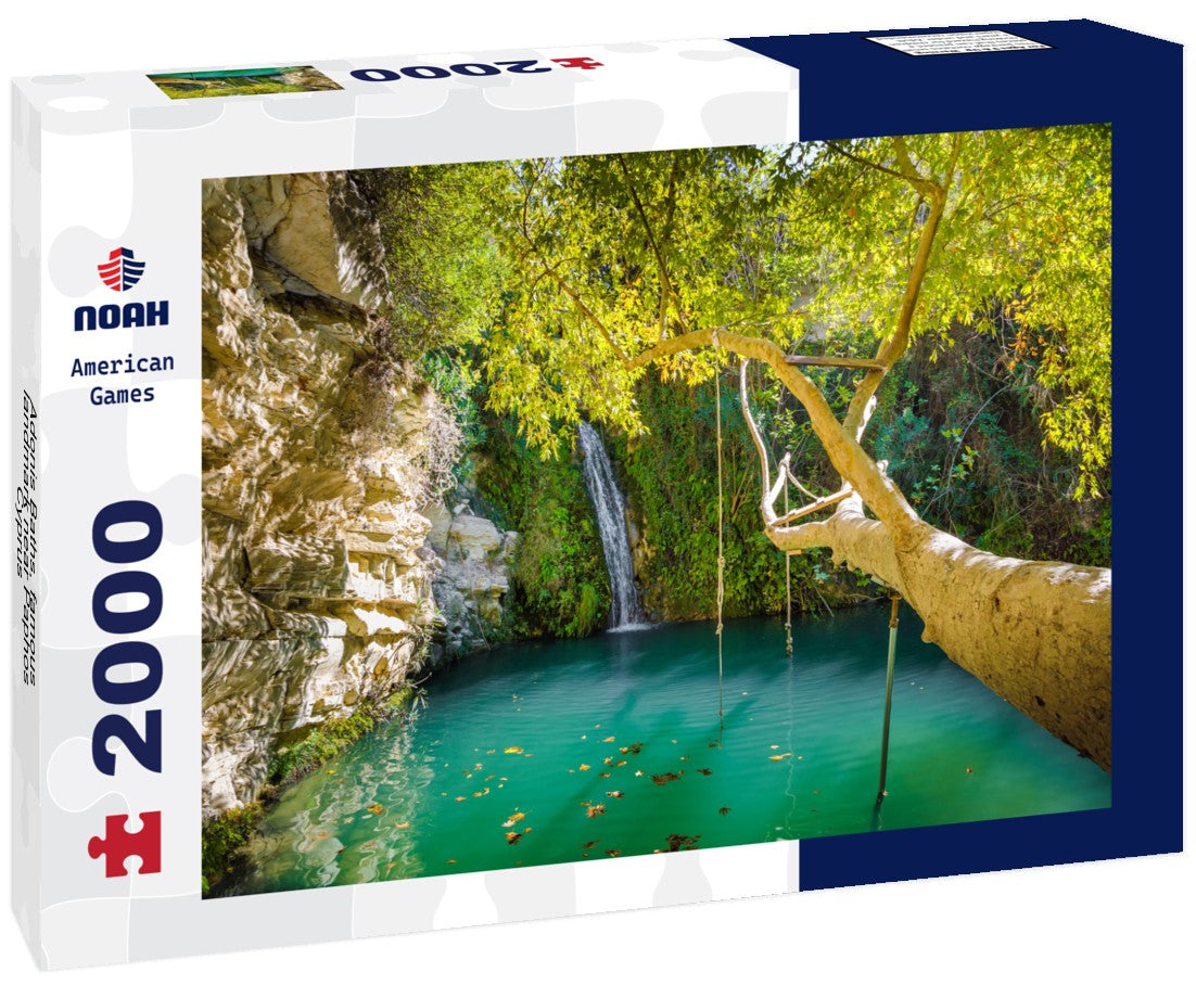 Noah Jigsaw Puzzle Adonis Baths, famous landmark near Paphos, Cyprus 2000 Pieces