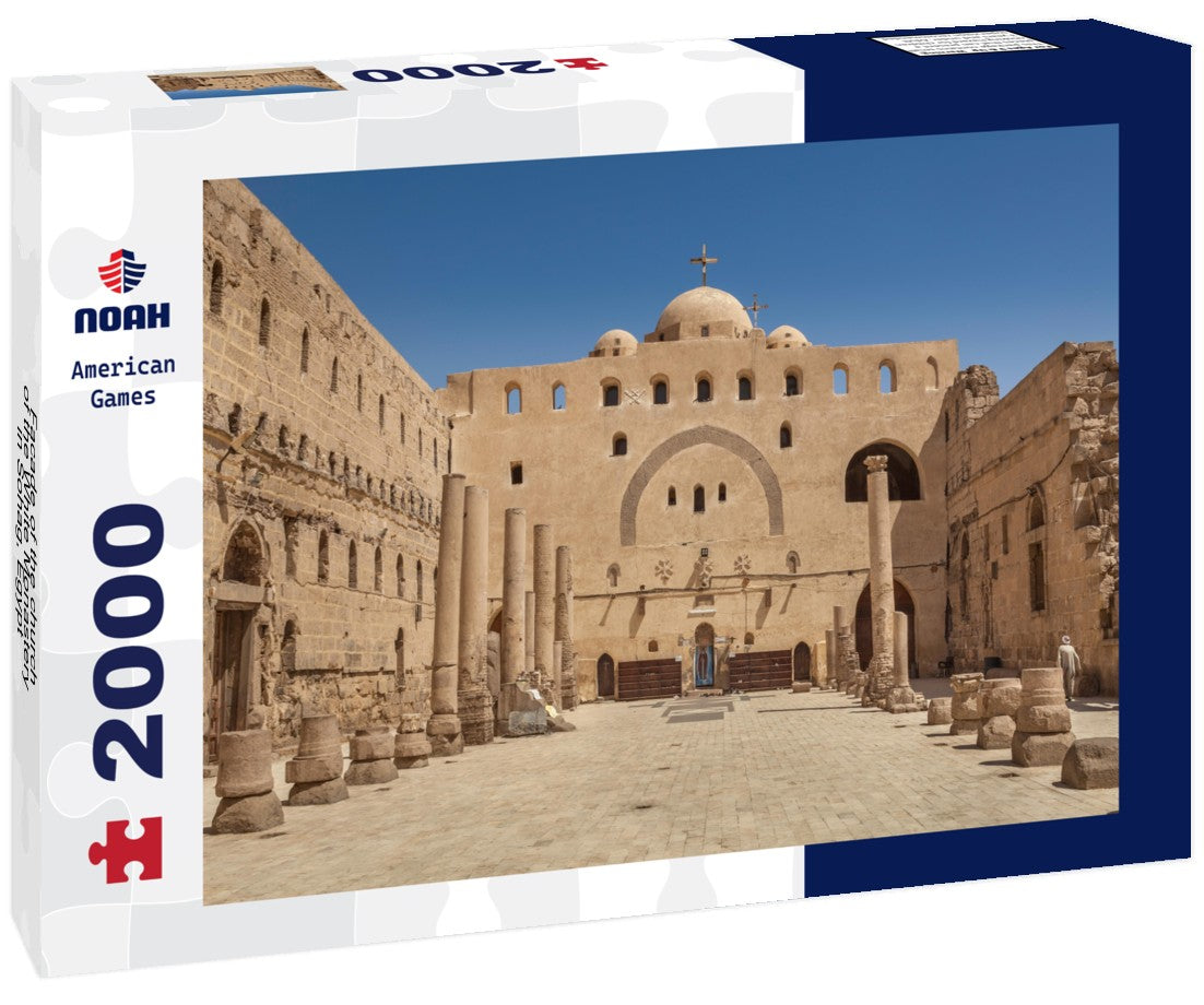 Noah Jigsaw Puzzle Facade of the church of the White Monastery in Sohag, Egypt 2000 Pieces