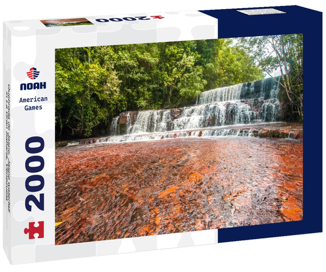 Noah Jigsaw Puzzle Quebrada de Jaspe, Jaspe waterfall in La Gran Sabana, Venezuela 2000 Pieces
