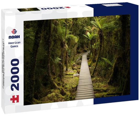 Noah Jigsaw Puzzle View of the path in the forest - Lake Matheson, South Westland, New Zealand 2000 Pieces