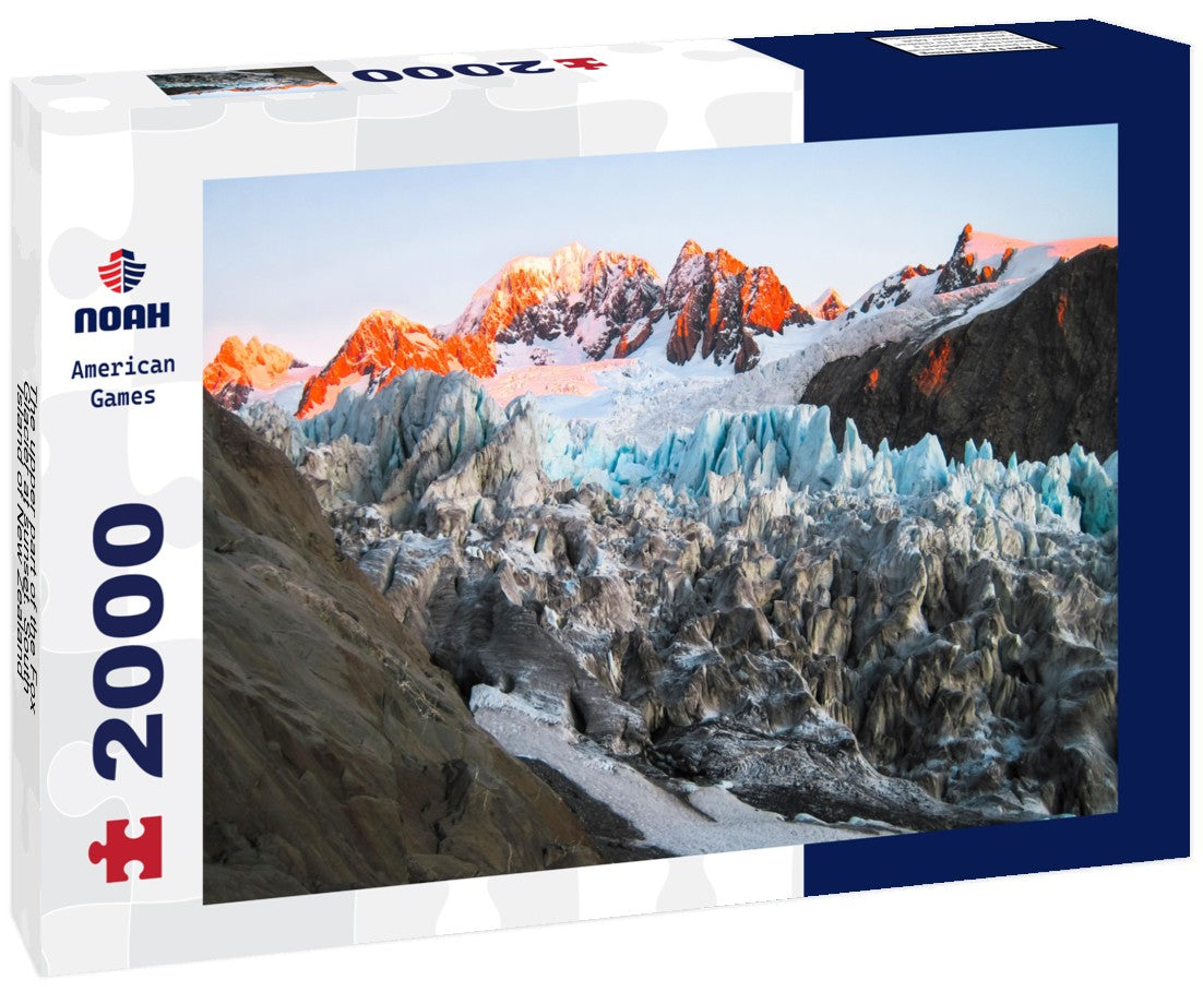 Noah Jigsaw Puzzle The upper part of the Fox Glacier at sunset. South Island of New Zealand 2000 Pieces