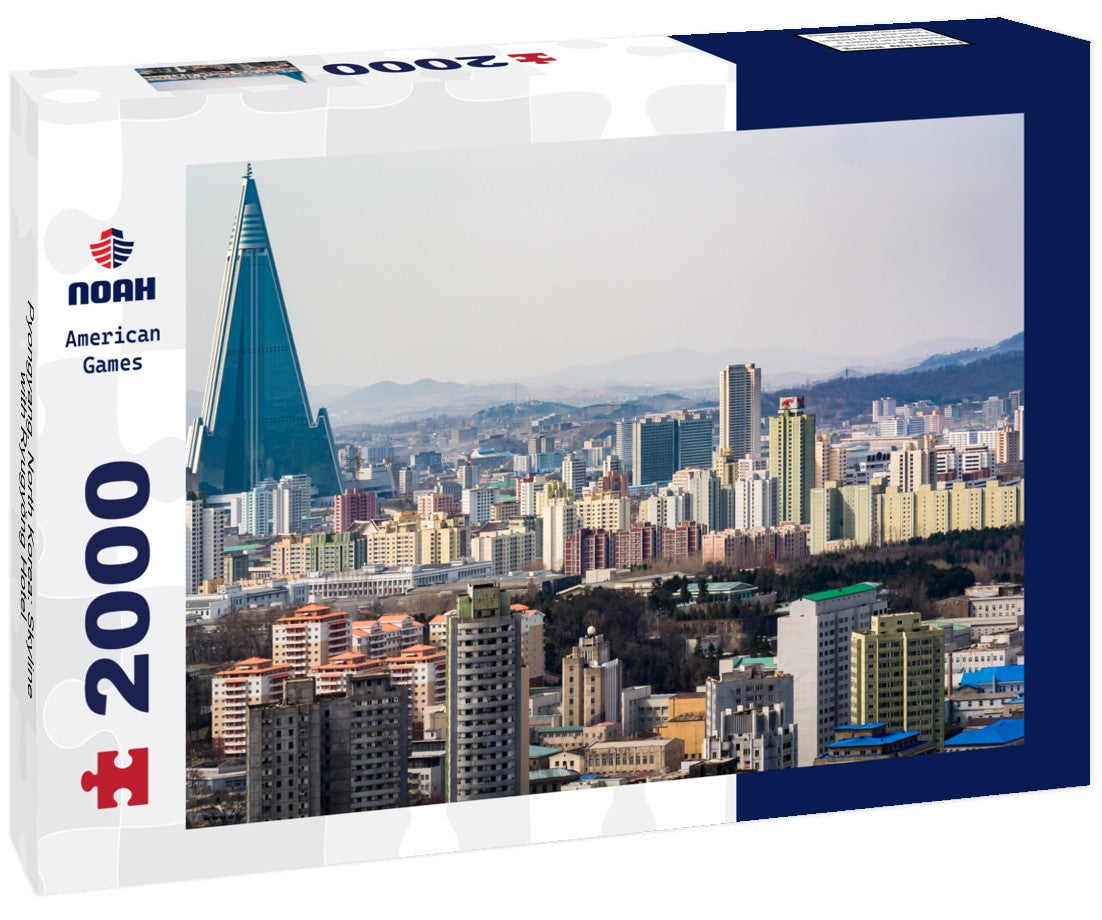 Noah Jigsaw Puzzle Pyongyang, North Korea: Skyline with Ryugyong Hotel 2000 Pieces