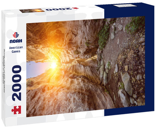 Noah Jigsaw Puzzle Sunlit rocks of the Avakas Gorge in Cyprus 2000 Pieces