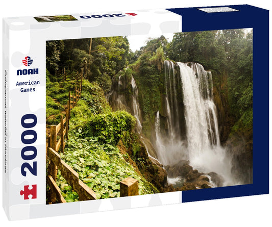 Noah Jigsaw Puzzle Pulhapanzak waterfall in Honduras 2000 Pieces
