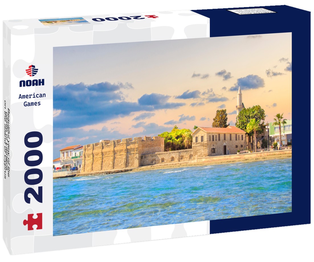 Noah Jigsaw Puzzle Beautiful view of the castle of Larnaca, on the island of Cyprus 2000 Pieces
