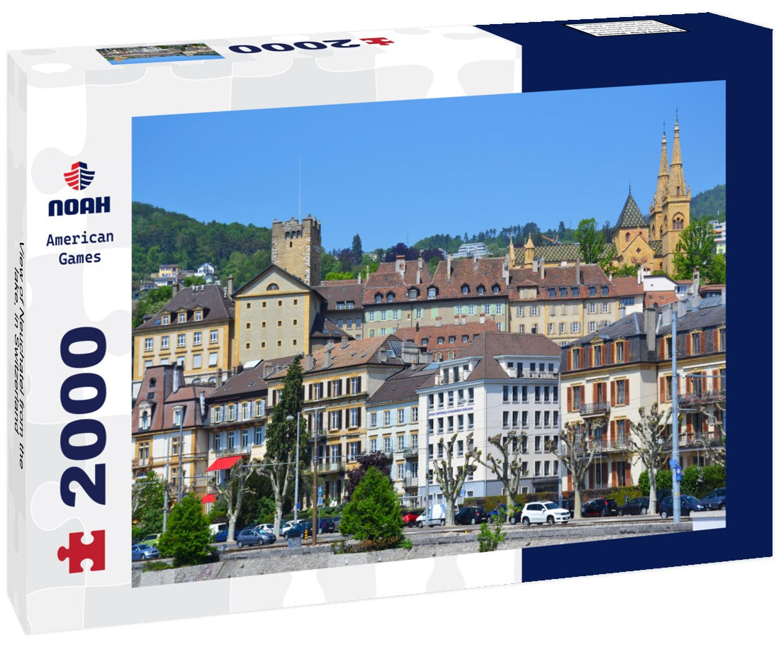 Noah Jigsaw Puzzle View of Neuchatel from the lake, in Switzerland 2000 Pieces