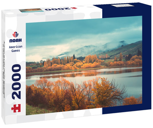 Noah Jigsaw Puzzle Autumn at Lake Hayes, landscape in Queenstown, New Zealand 2000 Pieces