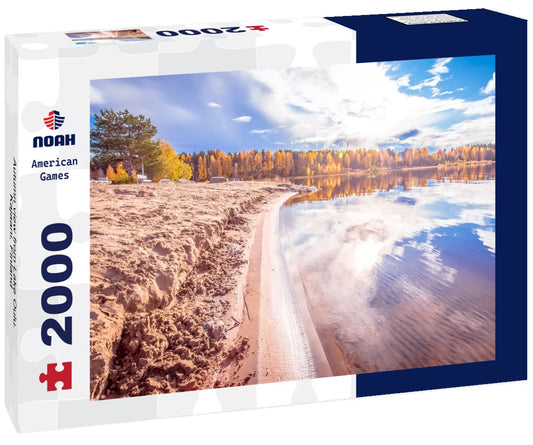 Noah Jigsaw Puzzle Autumn view from Lake Oulu. Kajaani, Finland 2000 Pieces