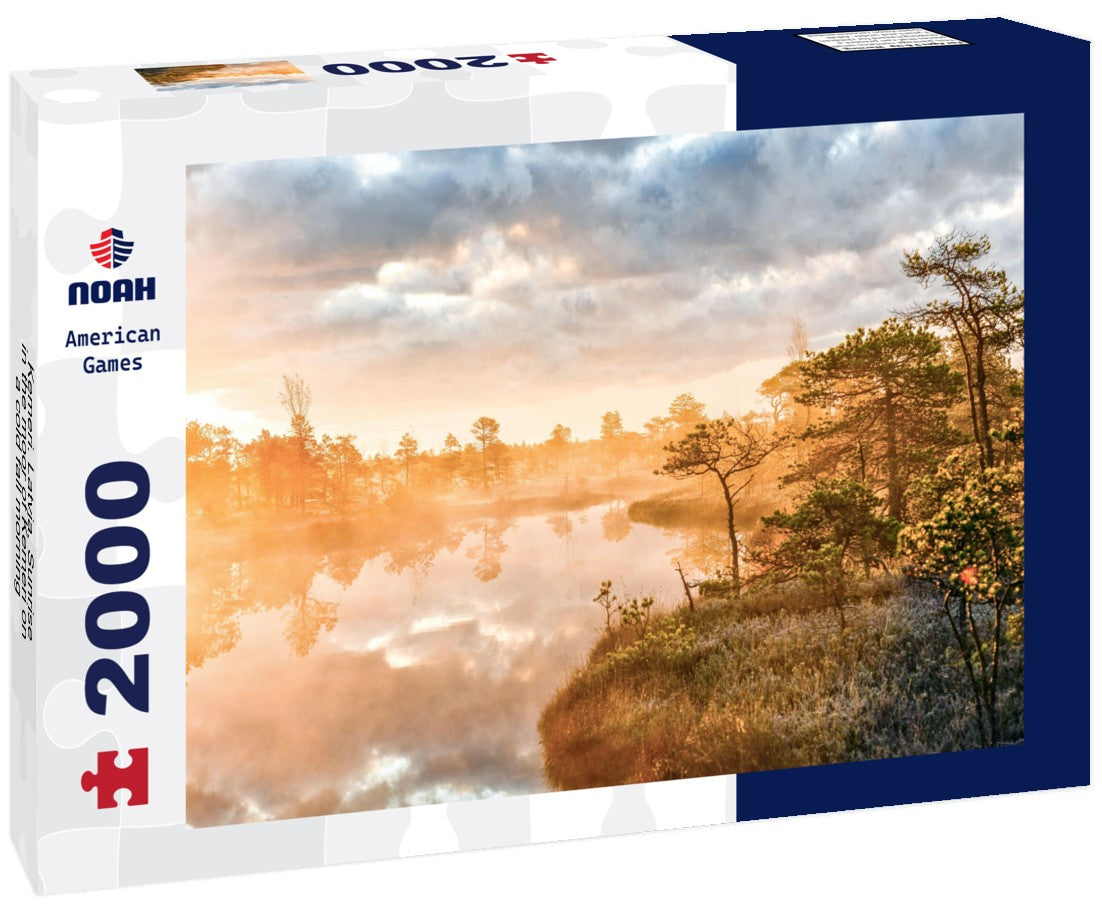 Noah Jigsaw Puzzle Kemeri. Latvia. Sunrise in the moor of Kemeri on a cold fall morning 2000 Pieces