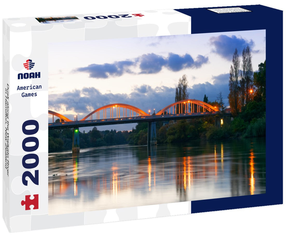 Noah Jigsaw Puzzle Dusk along the Waikato River in Hamilton, New Zealand 2000 Pieces